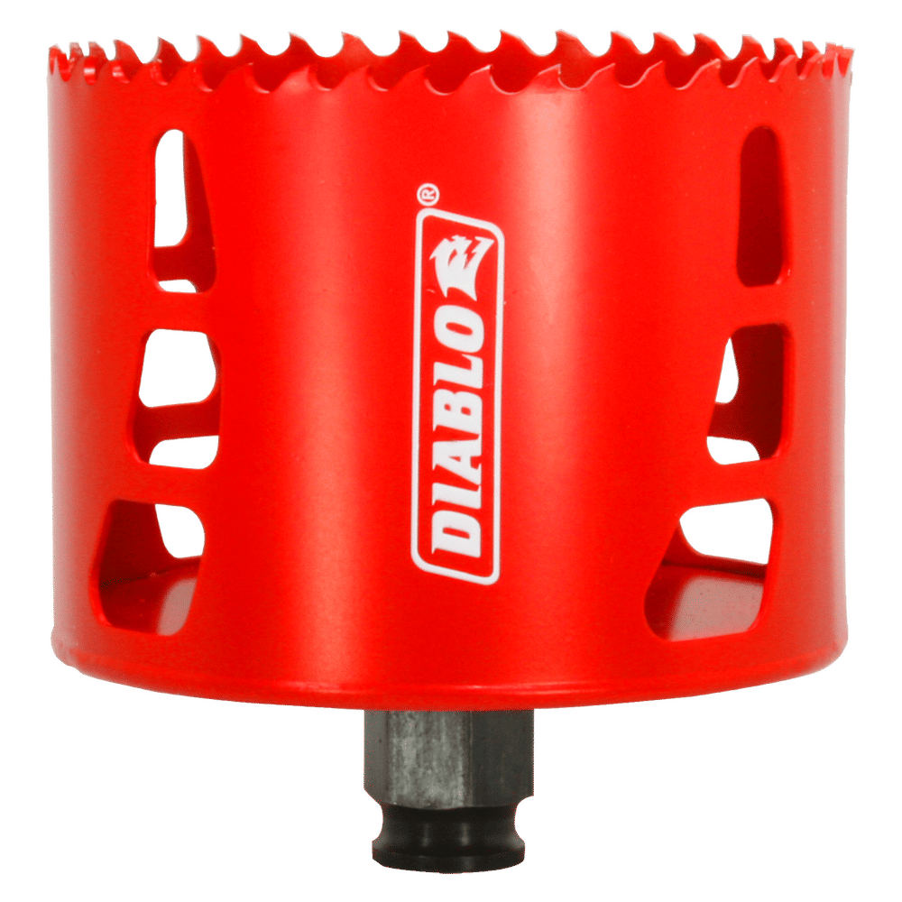 Diablo Snap-Lock Plus 3-1/2 in. Bi-Metal 2-3/8 in. L Hole Saw Arbor Included