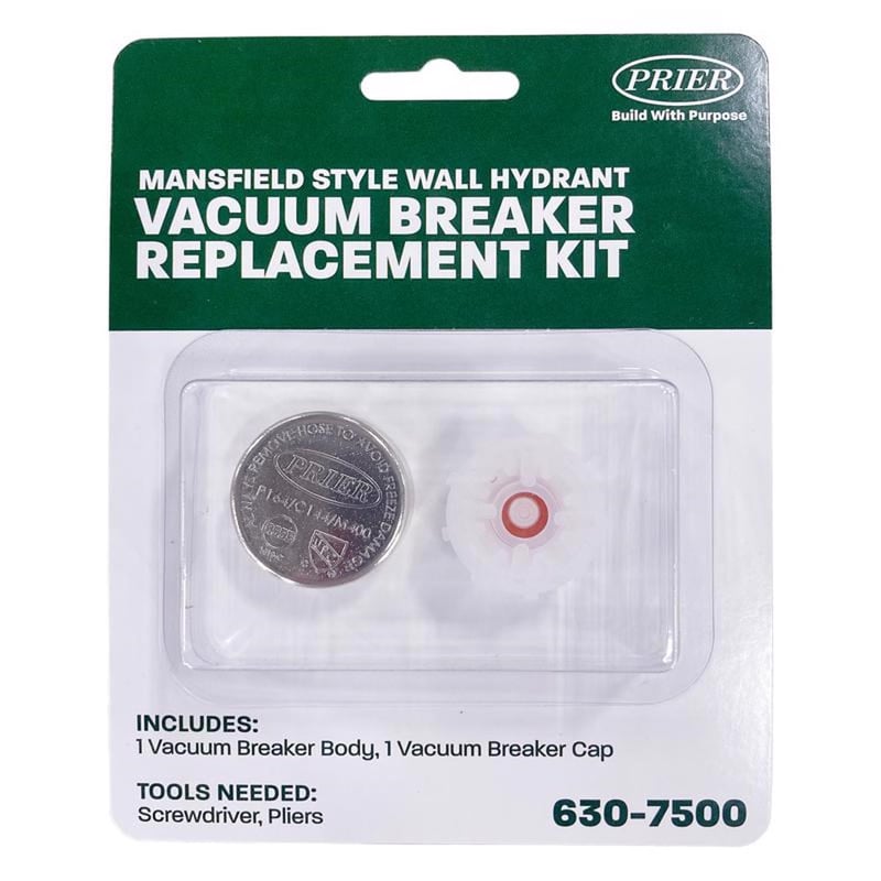 Prier Mansfield Aluminum Vacuum Breaker Repair Kit 1 pc