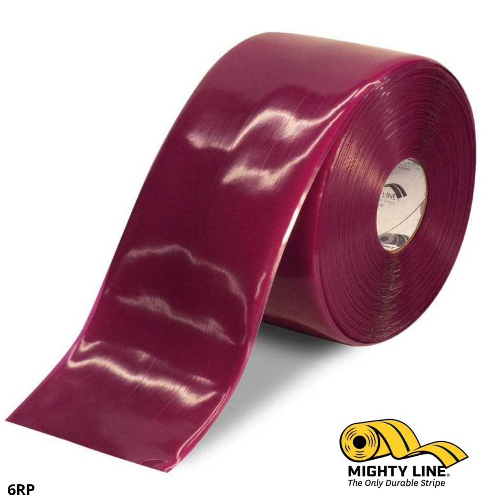 6" PURPLE Solid Color Tape - 100' Roll - Safety Floor Tape