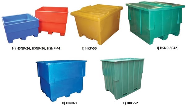 Nesting Pallet Containers