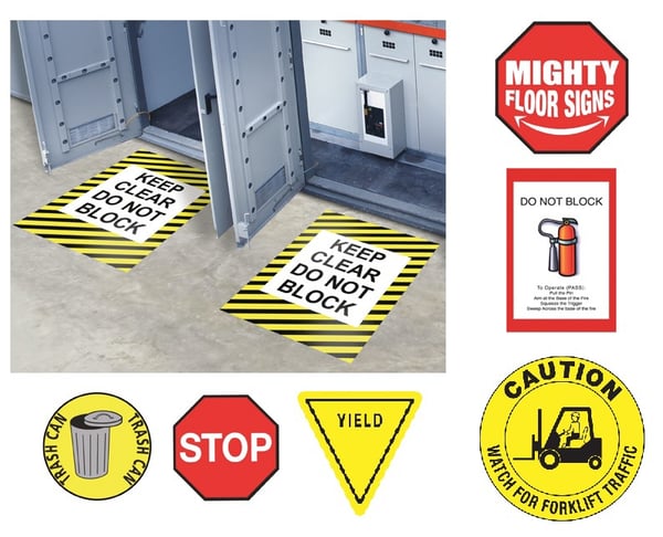 Floor signs