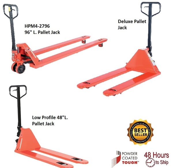 Deluxe & Low-Profile Pallet Jacks