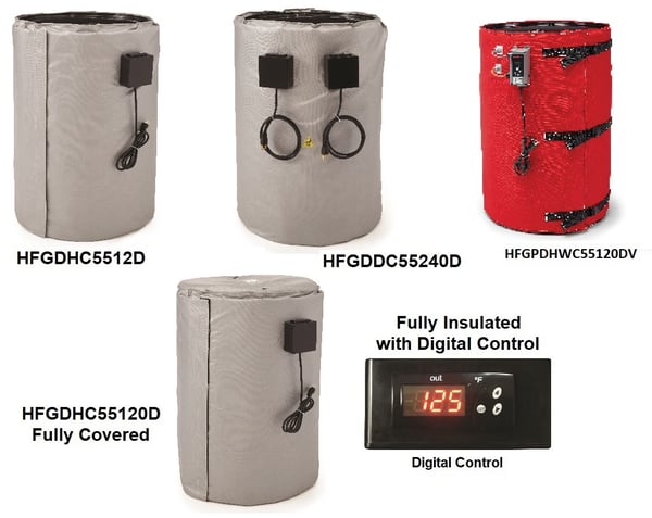 BriskHeat Full-Coverage Drum Heaters