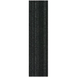 Foss Dura-Lock 9 in. W X 36 in. L Black Ice Couture Polyethylene Terephthalate Carpet Tile