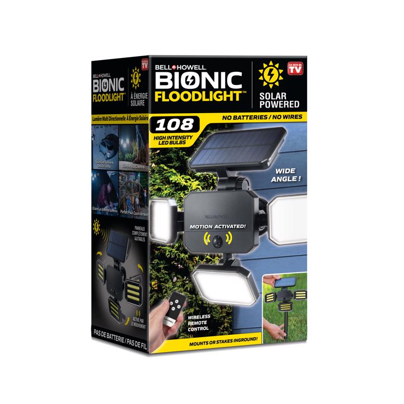 Bell & Howell Bionic Solar Powered 5 W LED Floodlight 1 pk