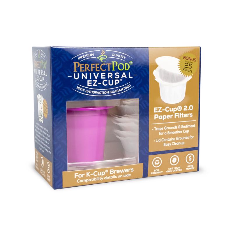 Perfect Pod Purple Plastic Disposable Cup Filters