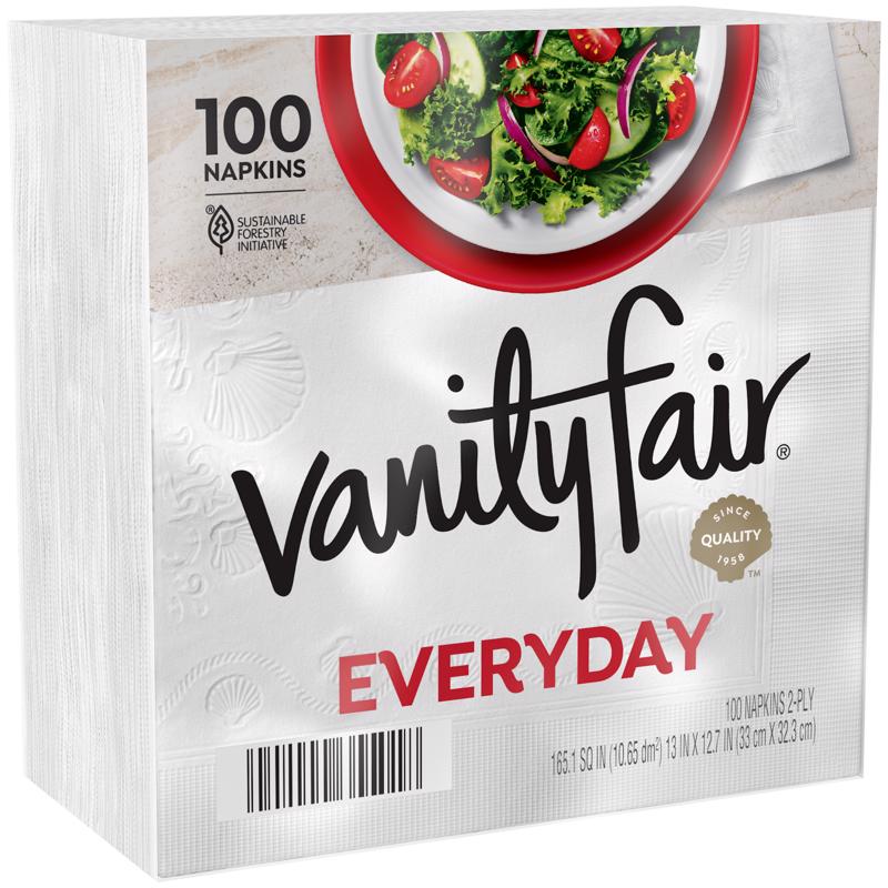 Vanity Fair Napkins 2 ply 100 pk