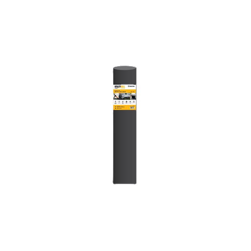 Traction 36 in. W X 60 in. L Black Rubber Utility Mat