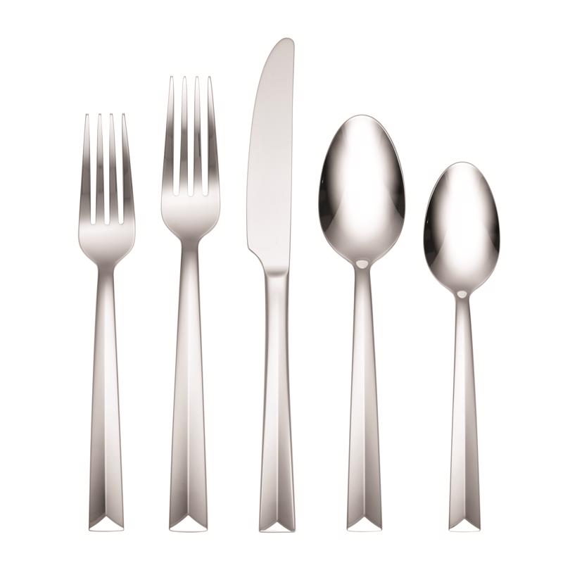 Hampton Forge Moxie Silver Stainless Steel Flatware Set 20 pc