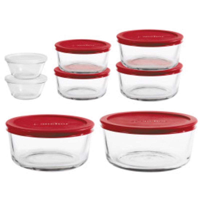 Anchor Hocking Assorted Food Storage Container Set 10670L24 2 pk