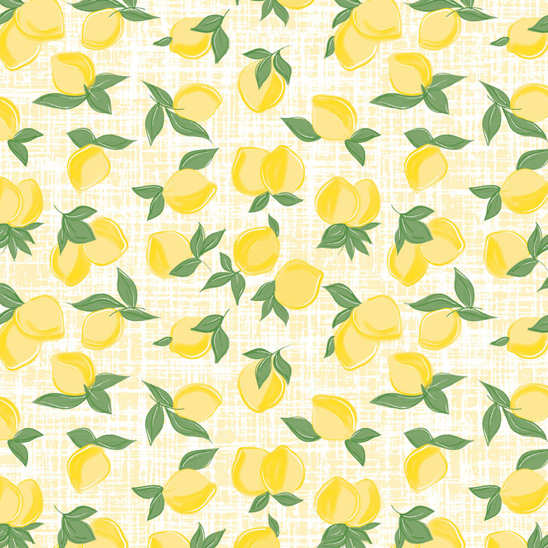 Con-Tact Grip Prints 4 ft. L X 18 in. W Country Lemon Non-Adhesive Shelf Liner