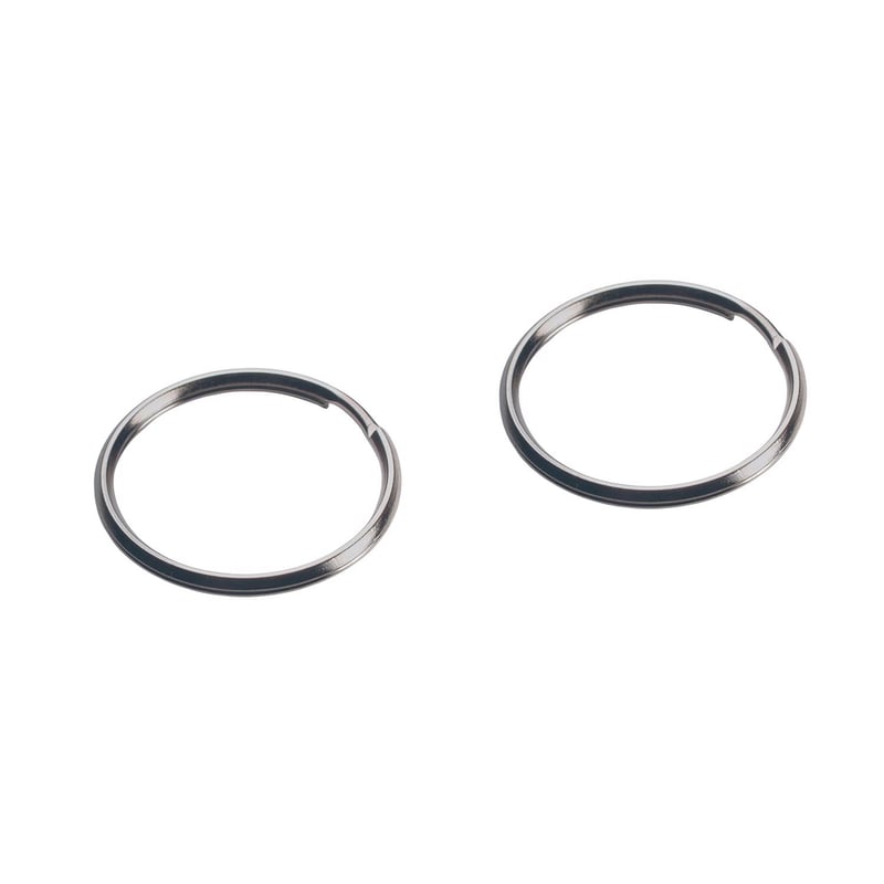 HILLMAN Tempered Steel Silver Split Rings/Cable Rings Key Ring