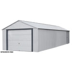Arrow Murryhill 14 ft. x 31 ft. Steel Horizontal Peak Garage without Floor Kit