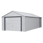 Arrow Murryhill 12 ft. x 17 ft. Steel Horizontal Peak Garage without Floor Kit