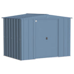 Arrow Classic 8 ft. x 6 ft. Metal Vertical Peak Storage Shed Without Floor Kit