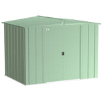 Arrow Classic 8 ft. x 6 ft. Metal Vertical Peak Storage Shed Without Floor Kit