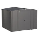 Arrow Classic 8 ft. x 8 ft. Metal Vertical Peak Storage Shed without Floor Kit