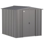 Arrow Classic 6 ft. x 7 ft. Metal Vertical Peak Storage Shed without Floor Kit