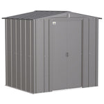 Arrow Classic 6 ft. x 5 ft. Metal Vertical Peak Storage Shed without Floor Kit