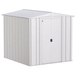 Arrow Classic 6 ft. x 7 ft. Metal Vertical Peak Storage Shed without Floor Kit
