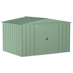 Arrow Classic 10 ft. x 8 ft. Metal Vertical Peak Storage Shed without Floor Kit
