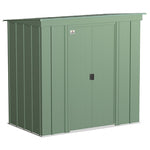 Arrow Classic 6 ft. x 4 ft. Metal Peak Storage Shed without Floor Kit
