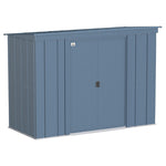 Arrow Classic 8 ft. x 4 ft. Metal Peak Storage Shed without Floor Kit