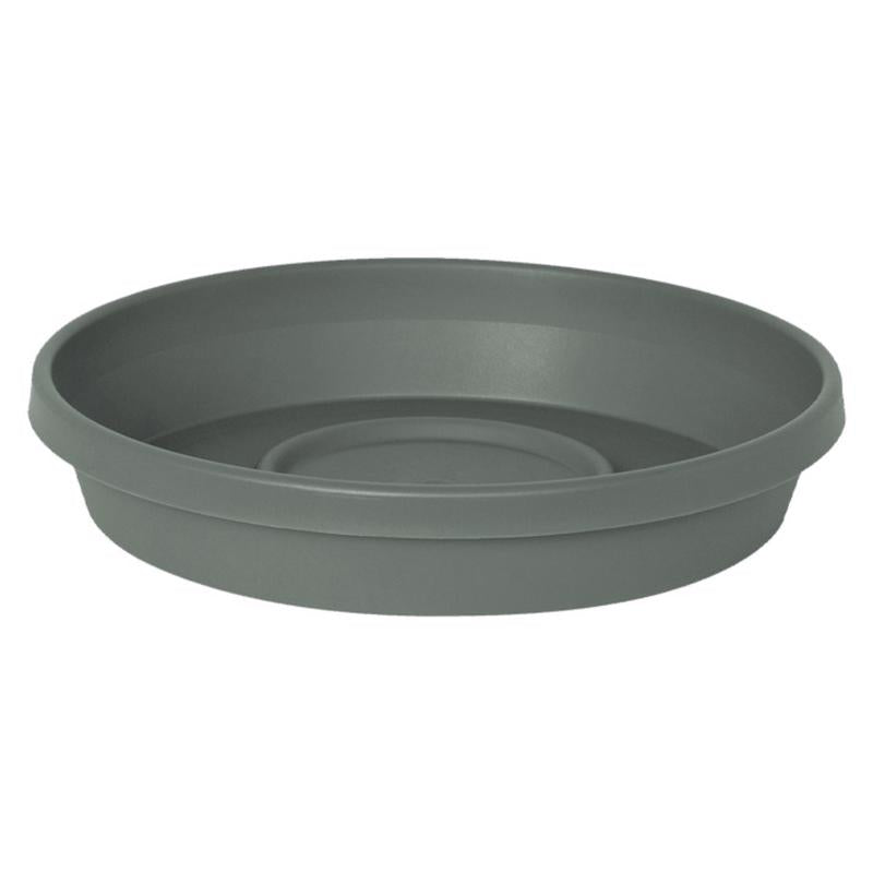 Bloem Terra 2.5 in. H X 13 in. W X 11.25 in. D Plastic Traditional Plant Saucer Basil