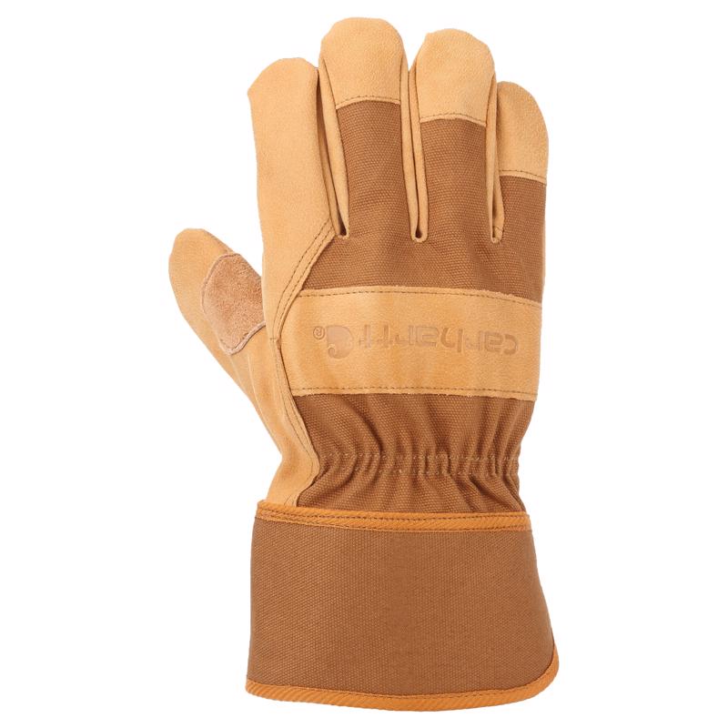 Carhartt Men's Indoor/Outdoor Work Gloves Brown L 1 pair