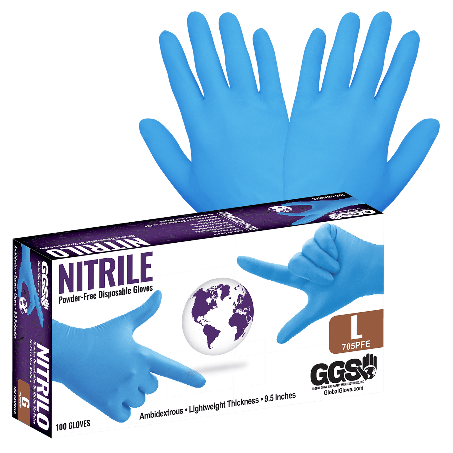 Nitrile Gloves 705PFE