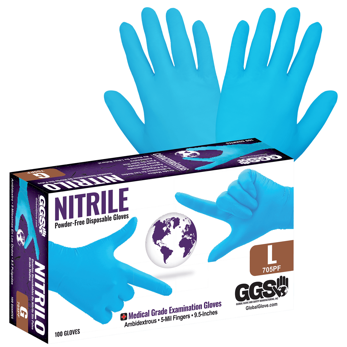 Nitrile Gloves 705PF