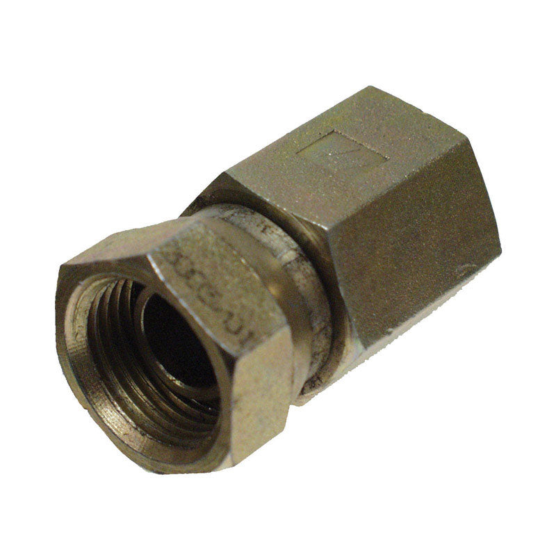 Apache Steel 1/2 in. x 3/8 in. Hydraulic Adapter 1 pk