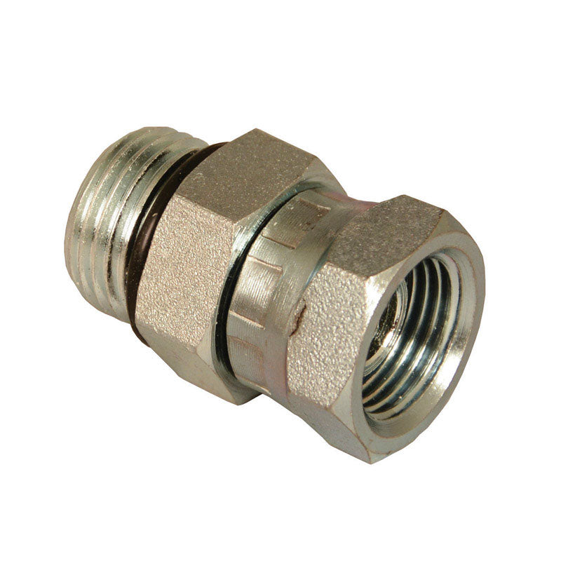 Apache Steel 3/8 in. x 1/4 in. Hydraulic Adapter 1 pk