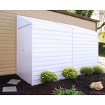 Arrow Yardsaver 4 ft. x 10 ft. Metal Vertical Pent Storage Shed