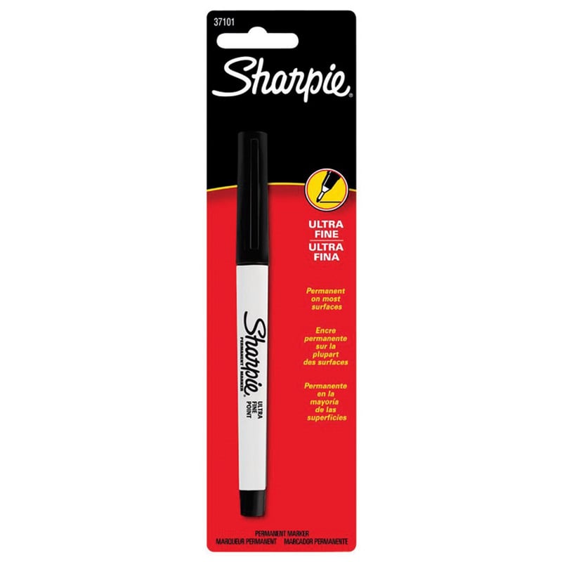 Sharpie Black Ultra Fine Tip Permanent Marker 1 pk