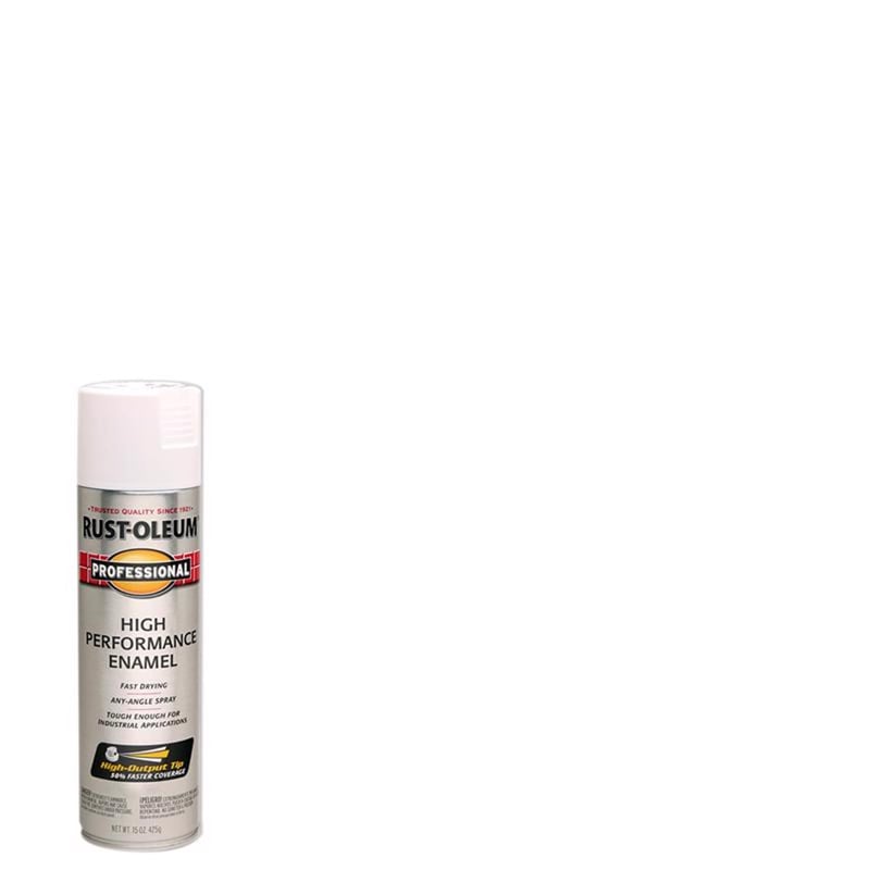 Rust-Oleum Professional Gloss White Spray Paint 15 oz 7592838