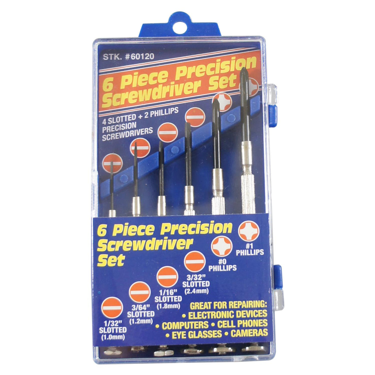 Prec Screwdriver Set 6Pc