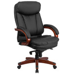 Flash Furniture Black Leather Office Chair