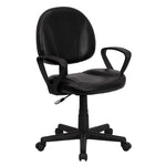 Flash Furniture Black Leather Task Chair