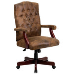 Flash Furniture Brown Fabric Office Chair