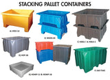 Seamless Plastic Pallet Containers & Lids