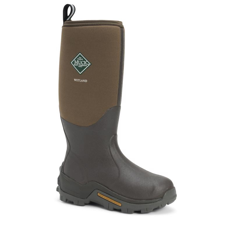 The Original Muck Boot Company Wetland Boots 10 US Brown Waterproof