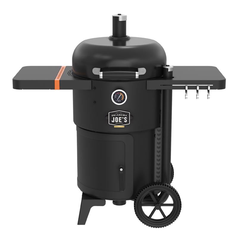 Oklahoma Joe's Bronco Charcoal/Wood Drum Smoker Black