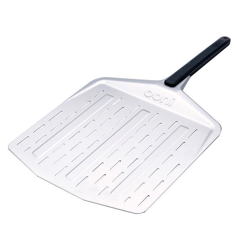 Ooni 12 in Perforated Black/Silver Pizza Peel