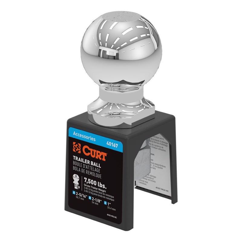 CURT 7500 lb. cap. 2-5/16 in. Hitch Ball