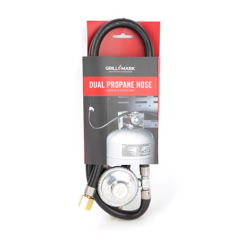 Grill Mark Rubber Hose and Regulator 21 in. L For Universal