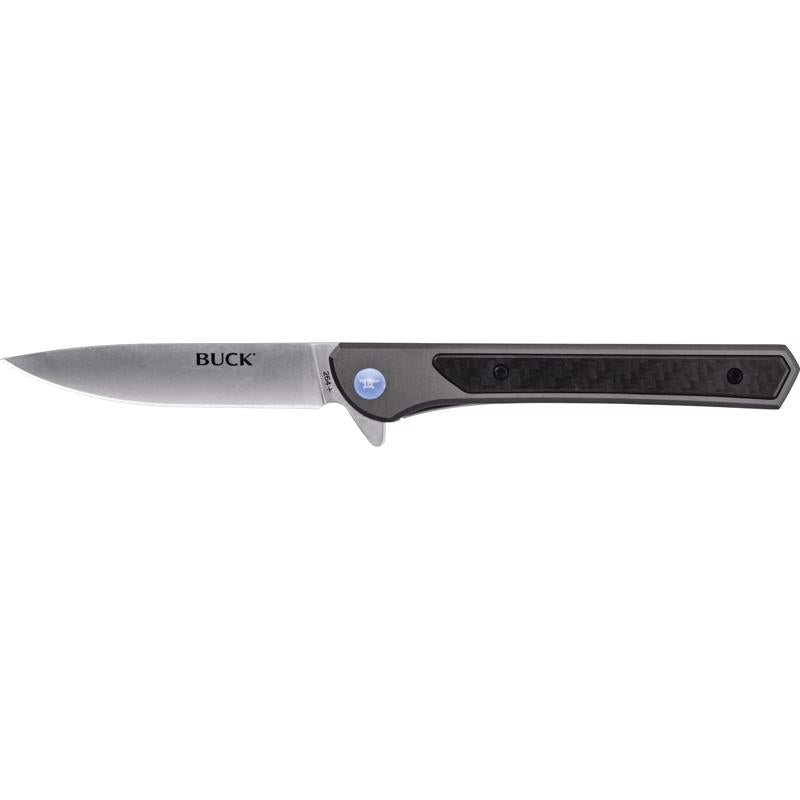 Buck Knives Cavalier Gray 7Cr Stainless Steel > 6 in. Folding Knife