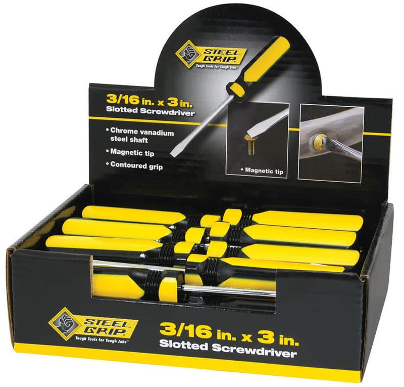 Screwdriver 3/16X3 Sg
