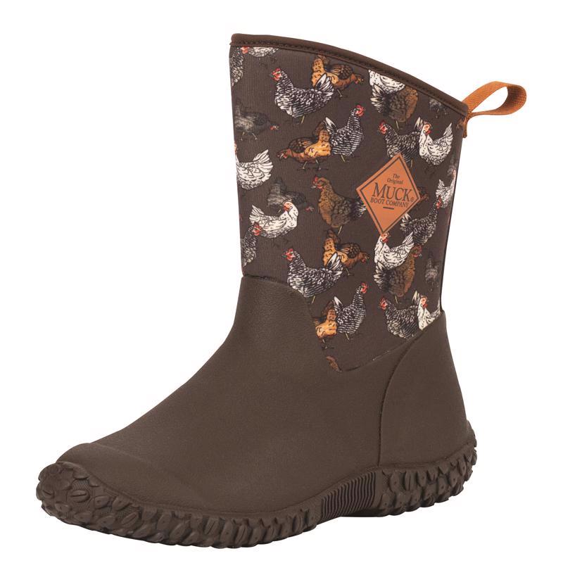 The Original Muck Boot Company Muckster II Mid Chicken Print Waterproof Boots 11 US Brown 1 pair Wat