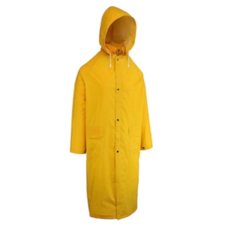 Boss Yellow PVC/Polyester Rain Jacket XL